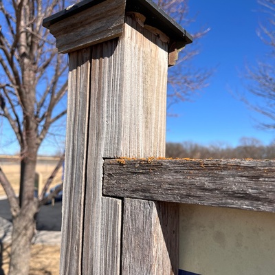 Weathered signs